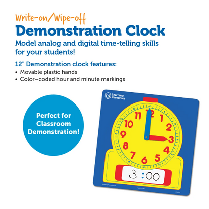 Write & Wipe Demonstration Clock