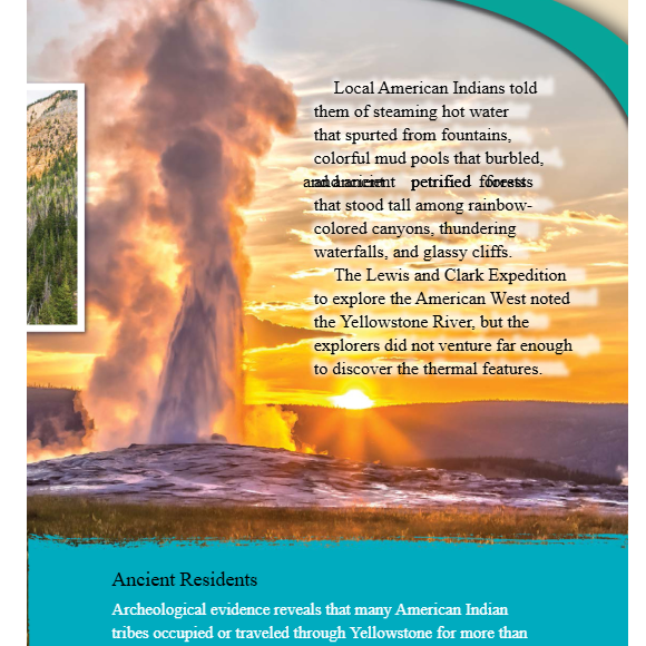 Yellowstone Reader Grade 4-8