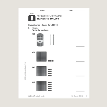 Primary Mathematics Additional Practice 2A (2022 Edition) Workbook