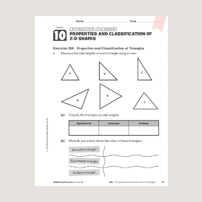 Primary Mathematics Additional Practice 5B (2022 Edition) Workbook