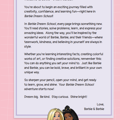 Barbie Dream School Grade 1 Workbook
