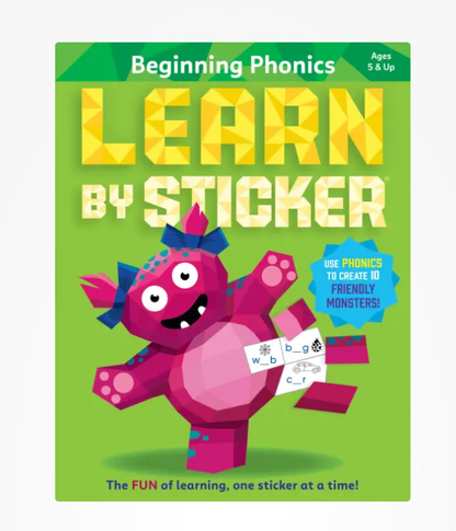 Learn by Sticker: Beginning Phonics