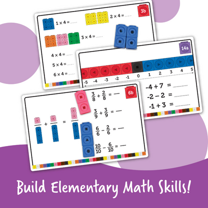Mathlink Cubes Elementary Math Activity Set