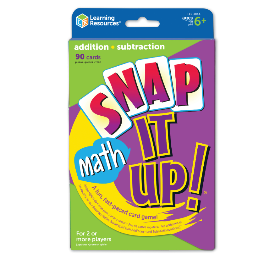 Snap It Up! Addition & Subtraction Card Game