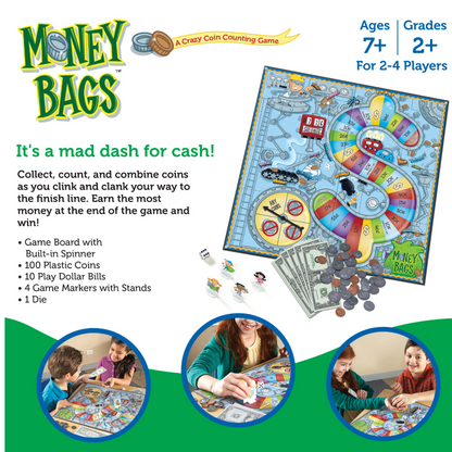 Money Bags Coin Value Game