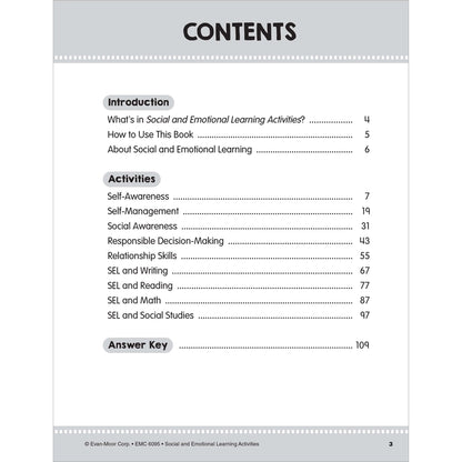 Social and Emotional Learning Activities, Grades PreK-K