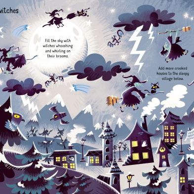 Sparkly Halloween Sticker Book: Usborne