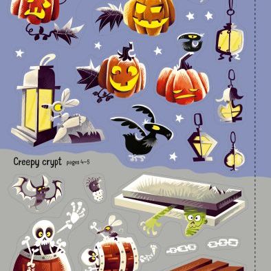 Sparkly Halloween Sticker Book: Usborne