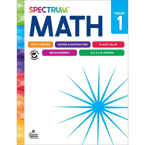 Spectrum: Math Workbook, Grade 1