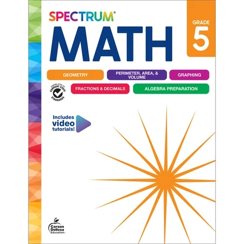 Spectrum: Math Workbook, Grade 5