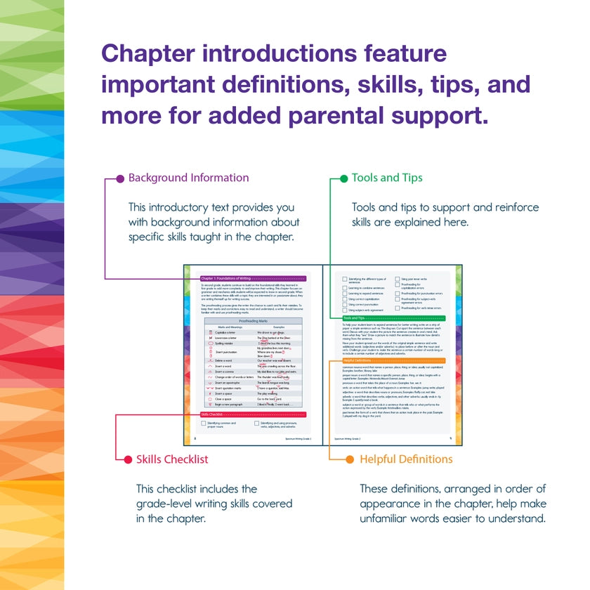 Spectrum: Writing Workbook, Grade 2