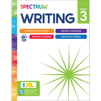 Spectrum: Writing Workbook, Grade 3