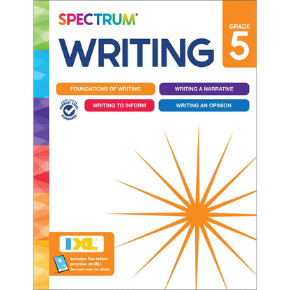 Spectrum: Writing Workbook, Grade 5