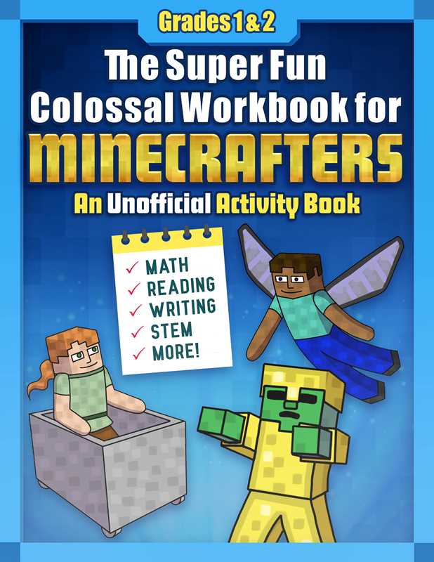 Super Fun Colossal Workbook for Minecrafters: Grades 1 & 2