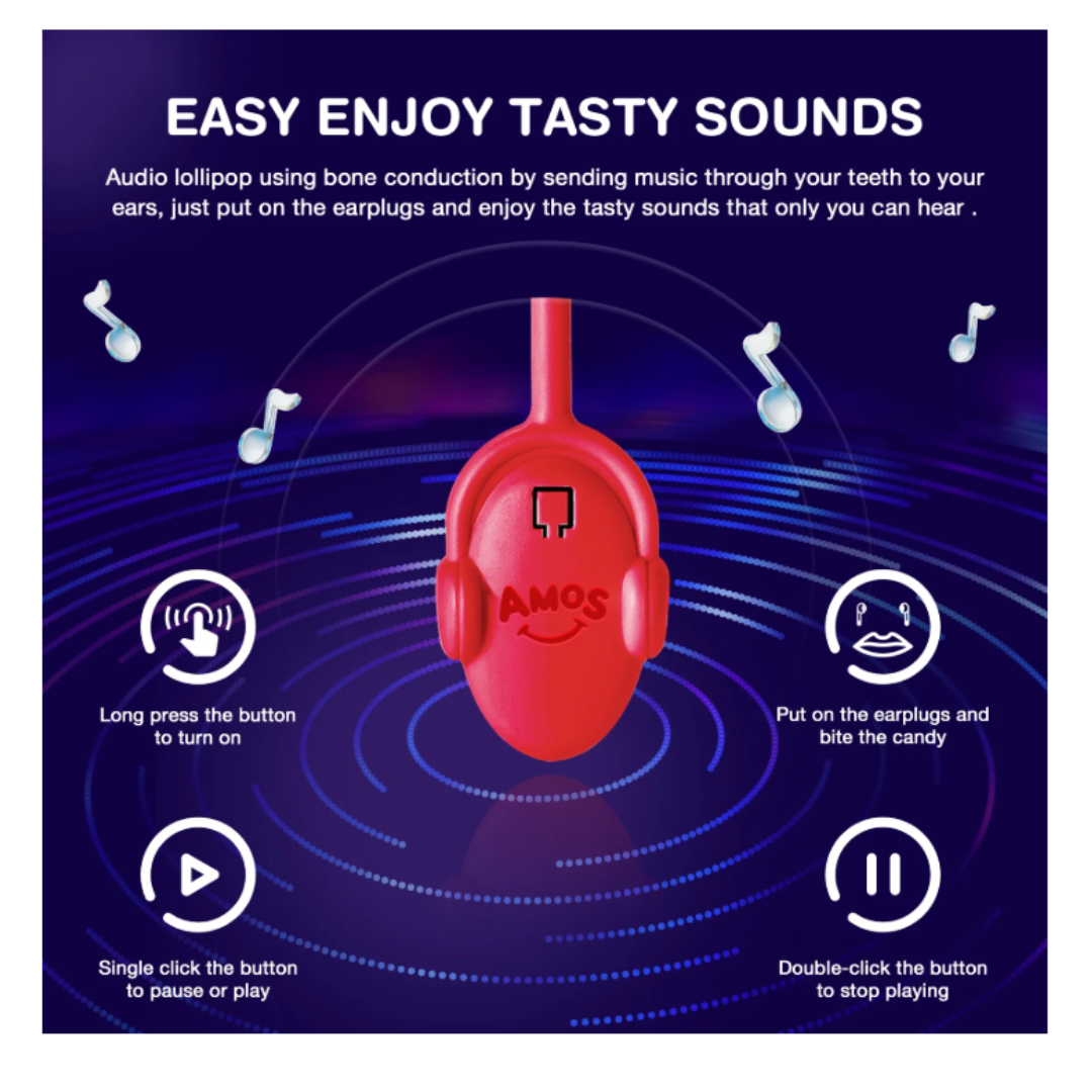 TastySounds Music Lollipop - Strawberry