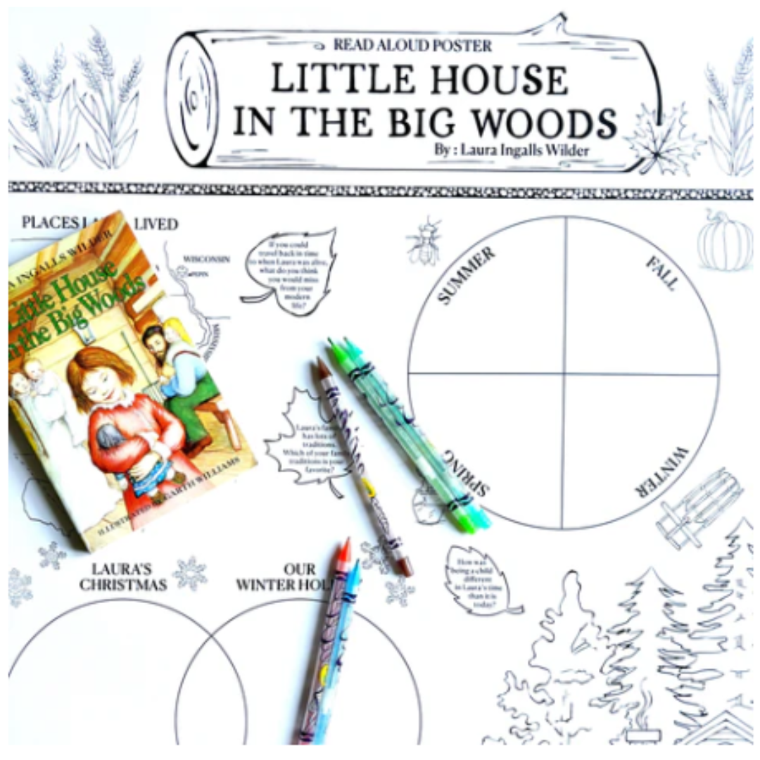 Ruby Reads Little House in the Big Woods