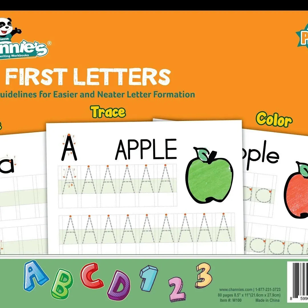 Channie's: My First Letter Workbook