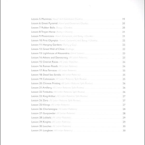 Spelling You See Level F: Ancient Achievements Instructor's Handbook (Old Edition)