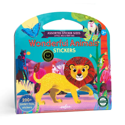 Wonderful Animals Shiny Sticker Book