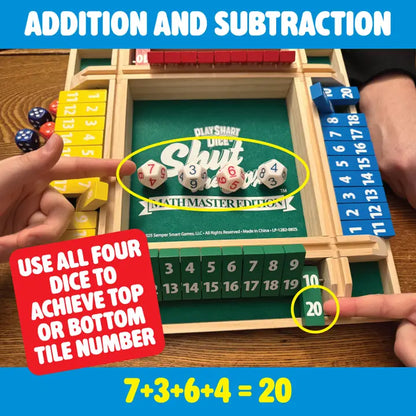 Shut the Box Math Master Edition