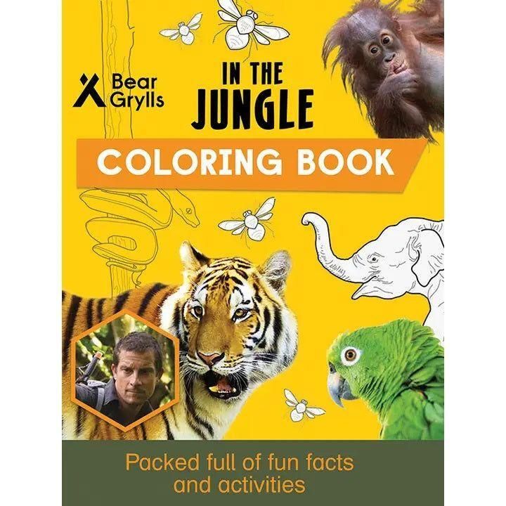 Bear Grylls in the Jungle Coloring Book The Homeschool Hive