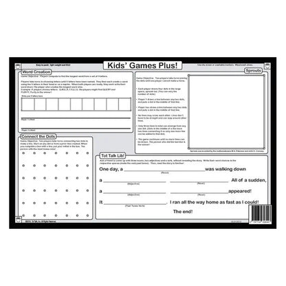 Kids Games Placemat
