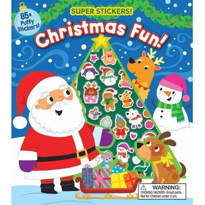 Christmas Super Puffy Stickers Activity Book