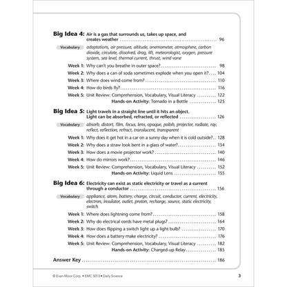 Daily Science Workbook, Grade 3