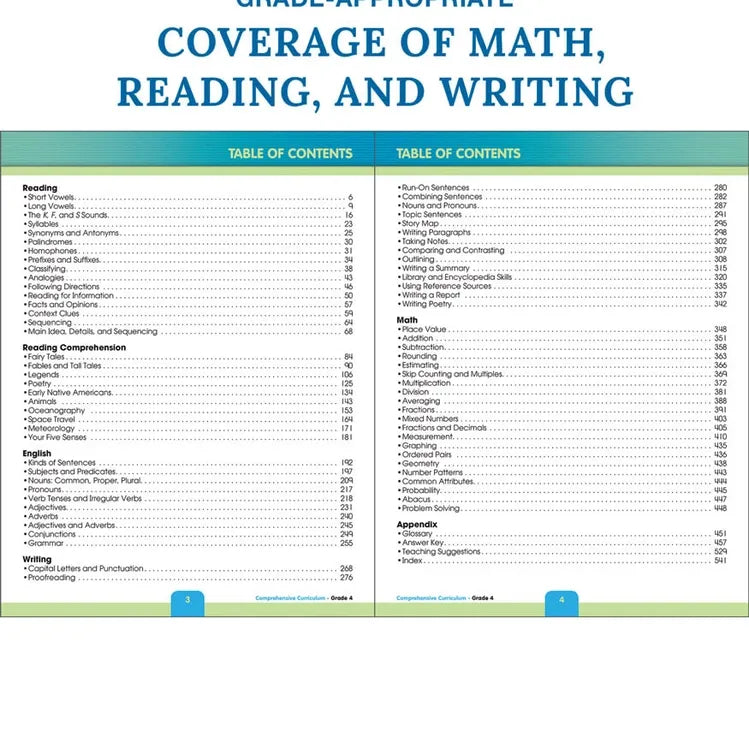 Comprehensive Curriculum of Basic Skills Workbook Grade 4