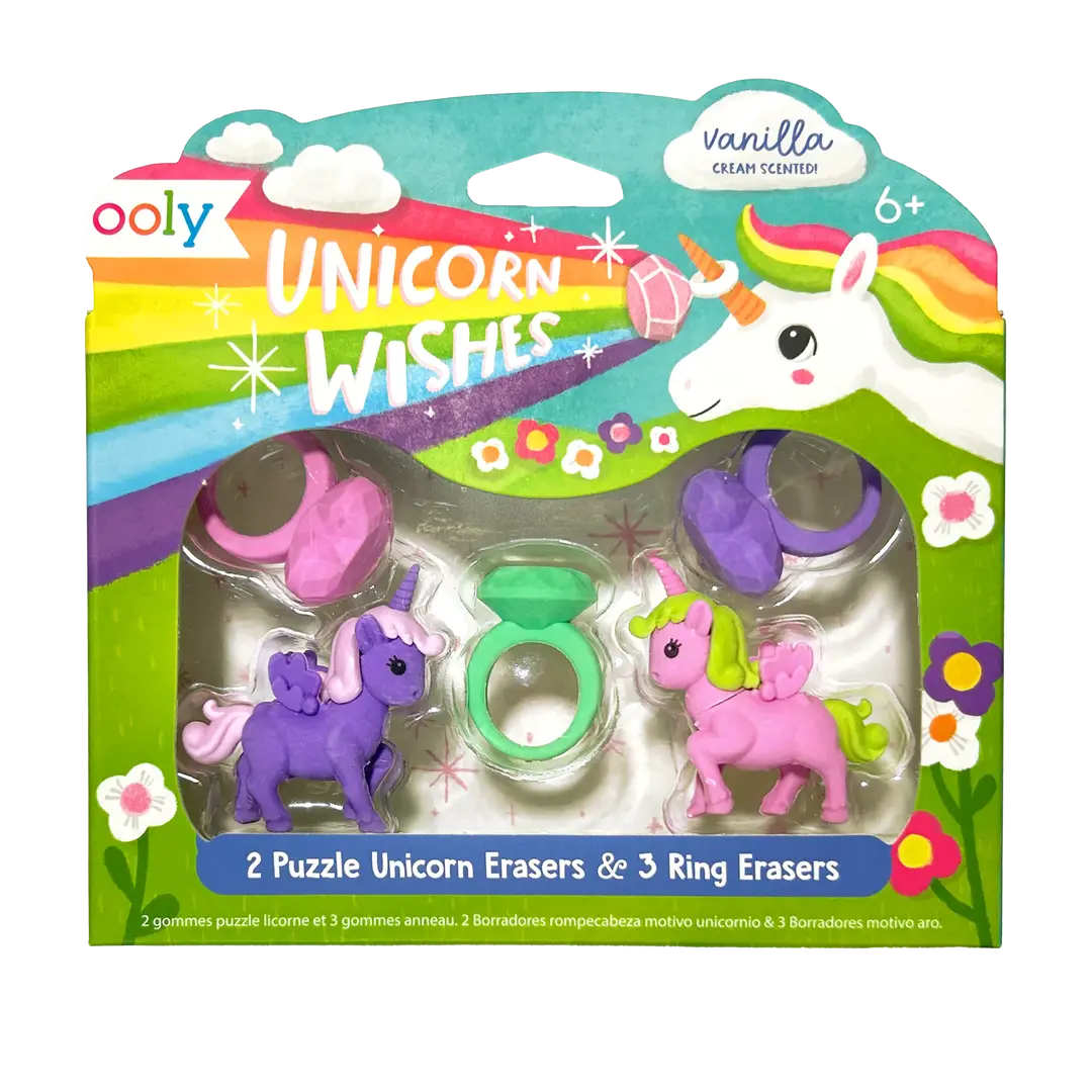 Unicorn Wishes: Scented Erasers (Set of 5)