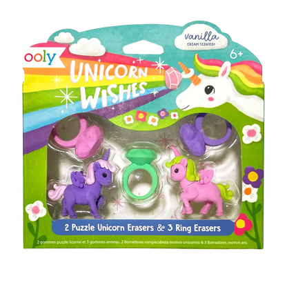 Unicorn Wishes: Scented Erasers (Set of 5)