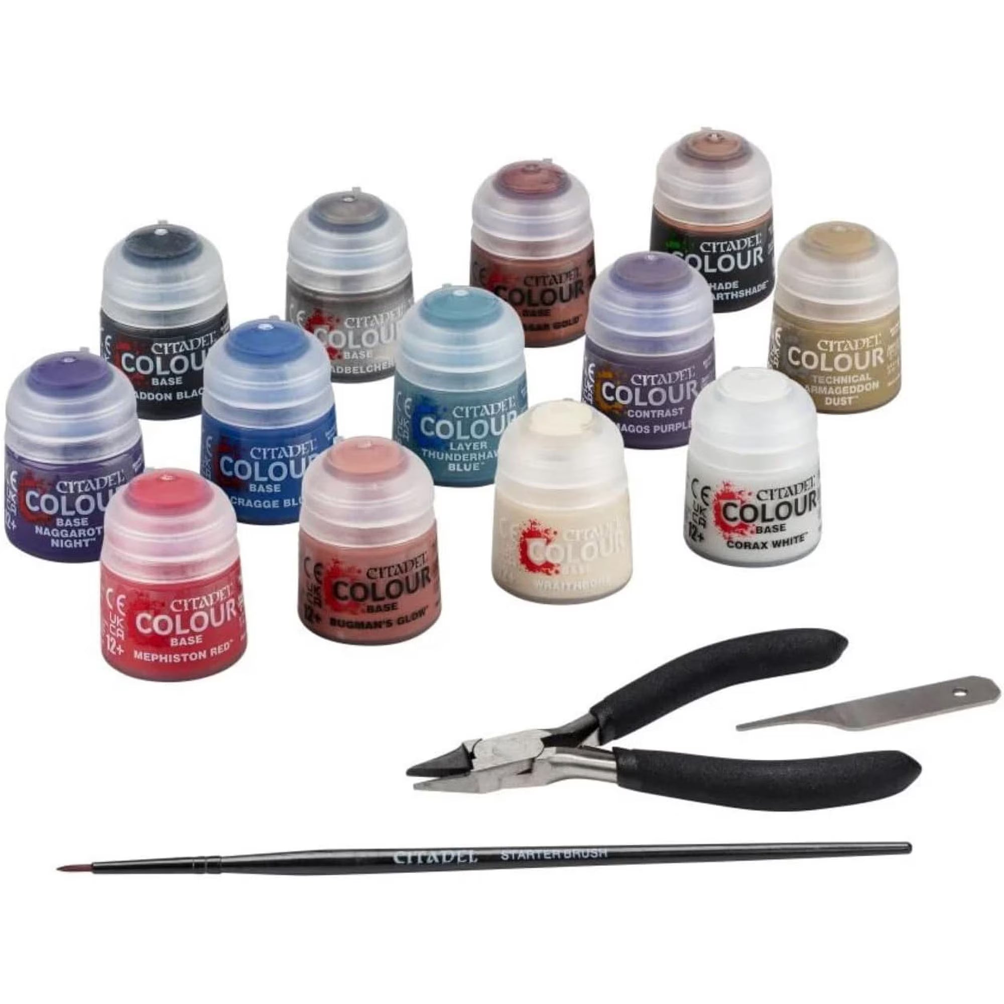 Games Workshop Warhammer 40K: Paints & Tools Set, White