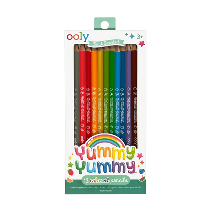 Yummy Yummy: Scented Colored Pencils (Set of 12)