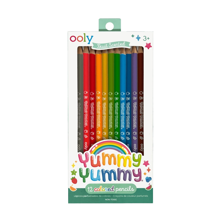 Yummy Yummy: Scented Colored Pencils (Set of 12)