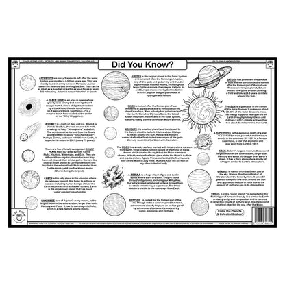 Solar System Explorer Placemat