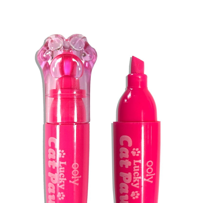 Lucky Cat Paw: Neon Highlighters - Berry Scent (Set of 6)