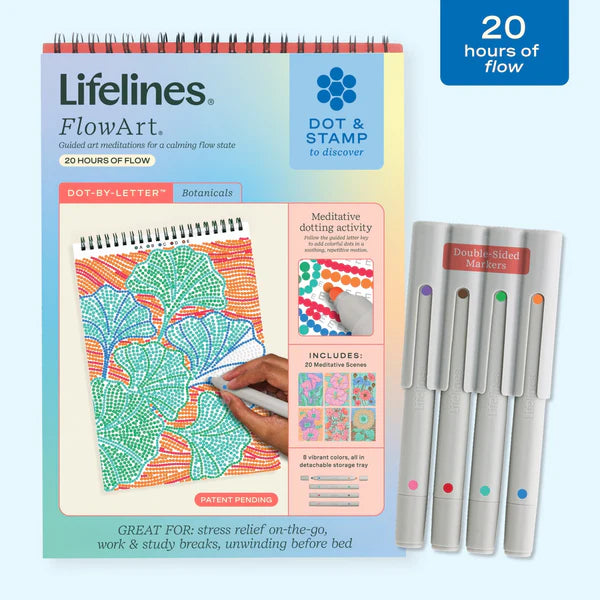 Lifelines FlowArt Dot-By-Letter Botanicals