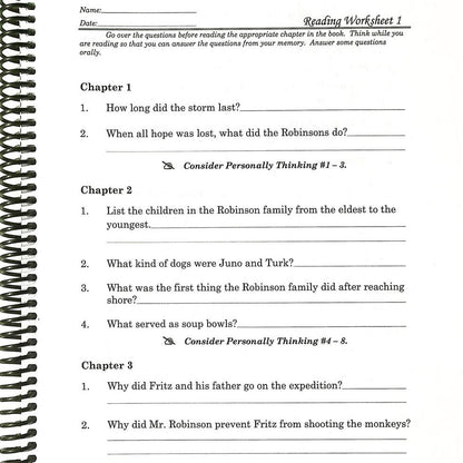The Swiss Family Robinson Discovery Guide