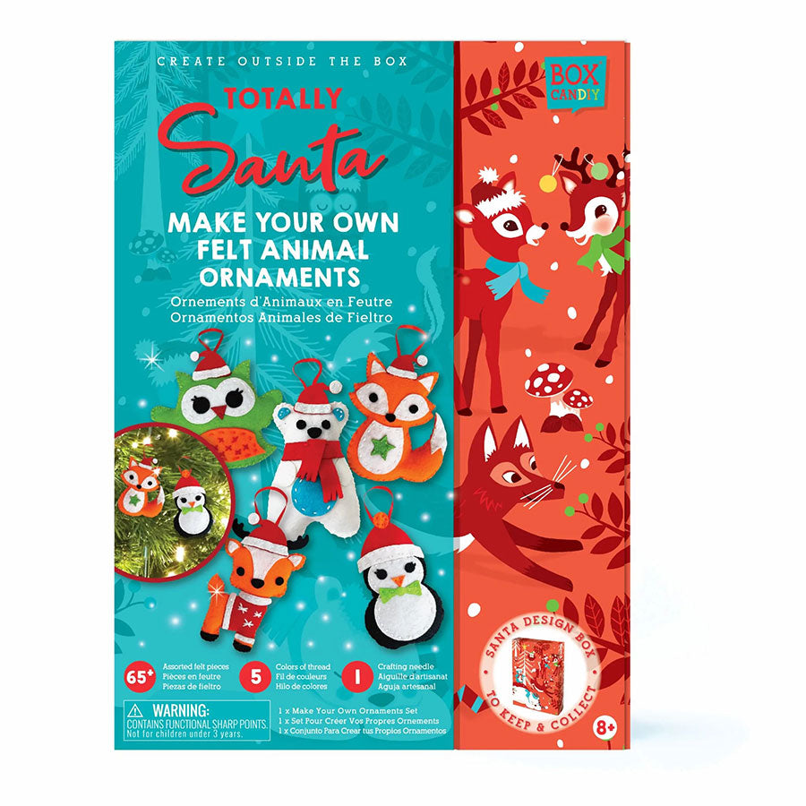 Box Candiy Make Your Own Felt Animal Ornament