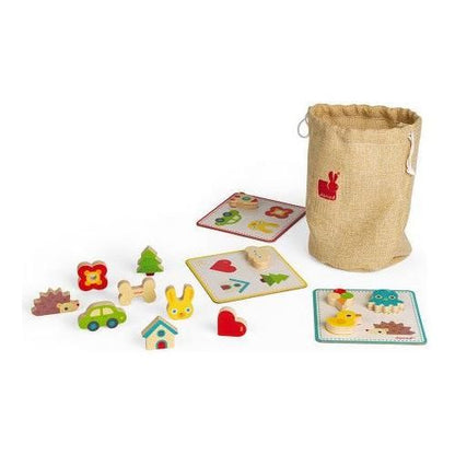 Wooden Memory Touch Recognition Game