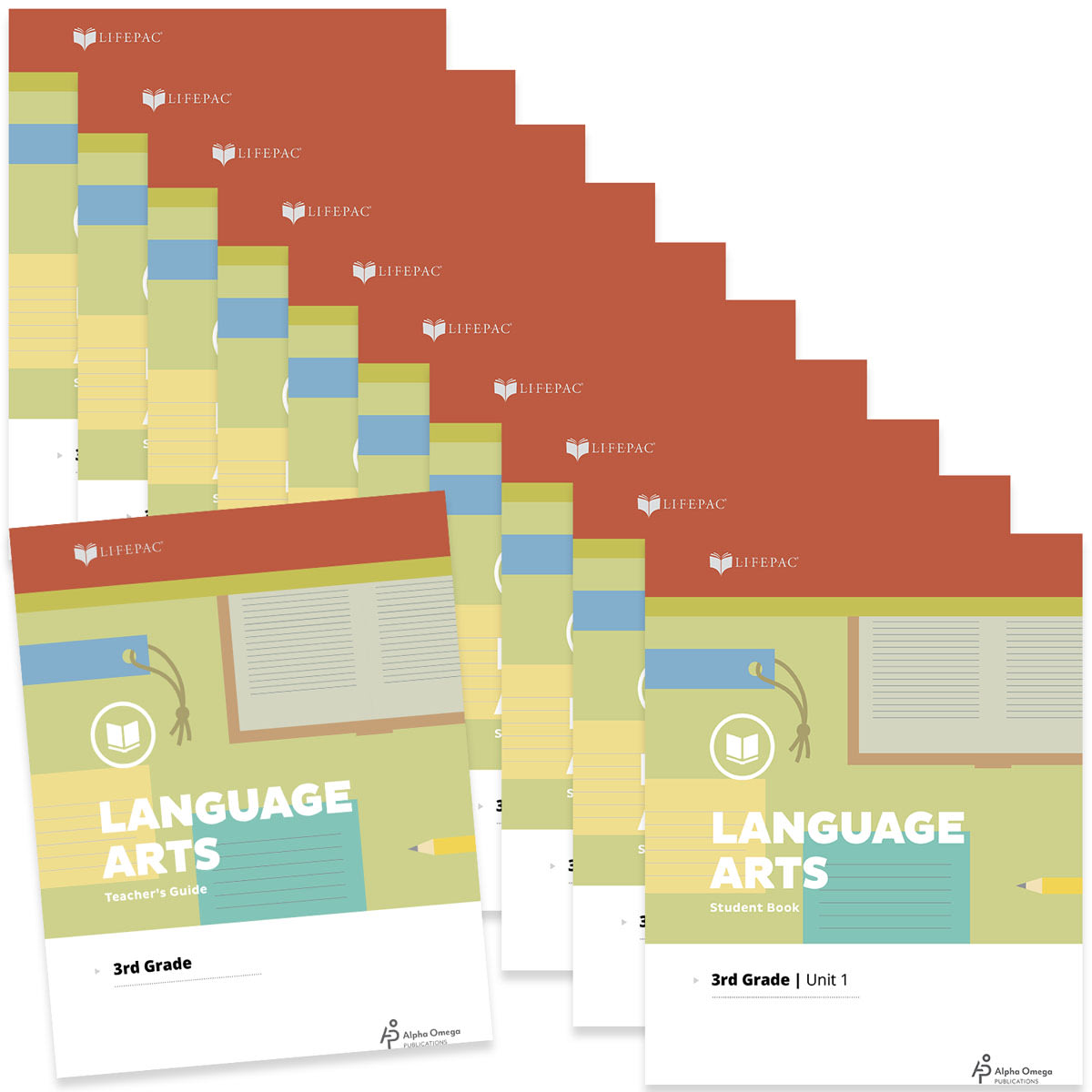 LifePac Language Arts Box Set 3rd Grade