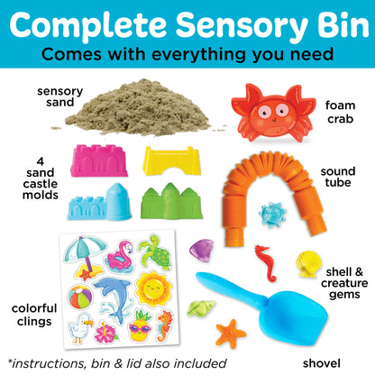 Beach Themed Sensory Bin