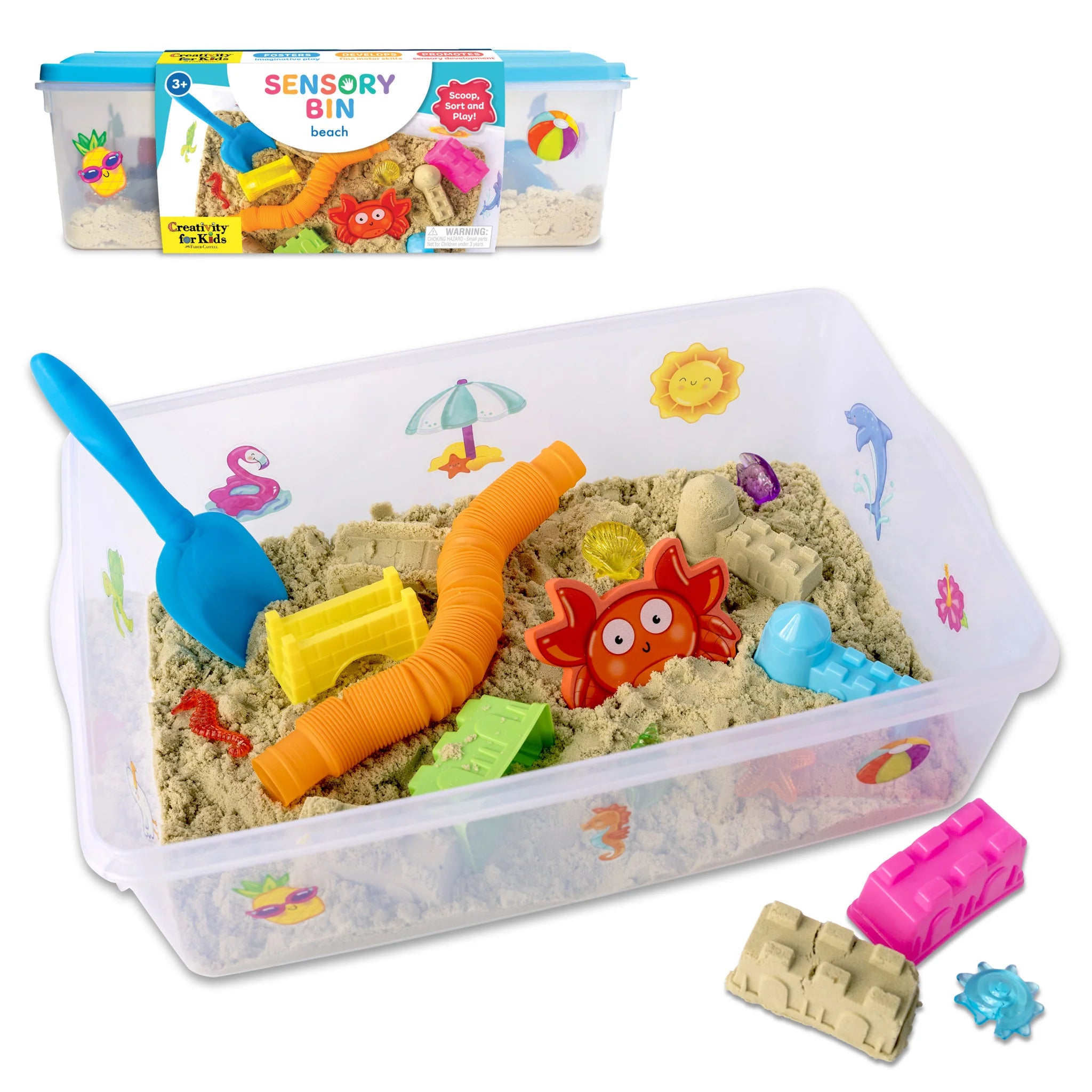 Beach Themed Sensory Bin