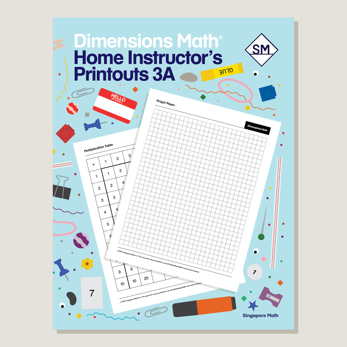 Dimensions Instruction Printouts Grade 3 – The Homeschool Hive