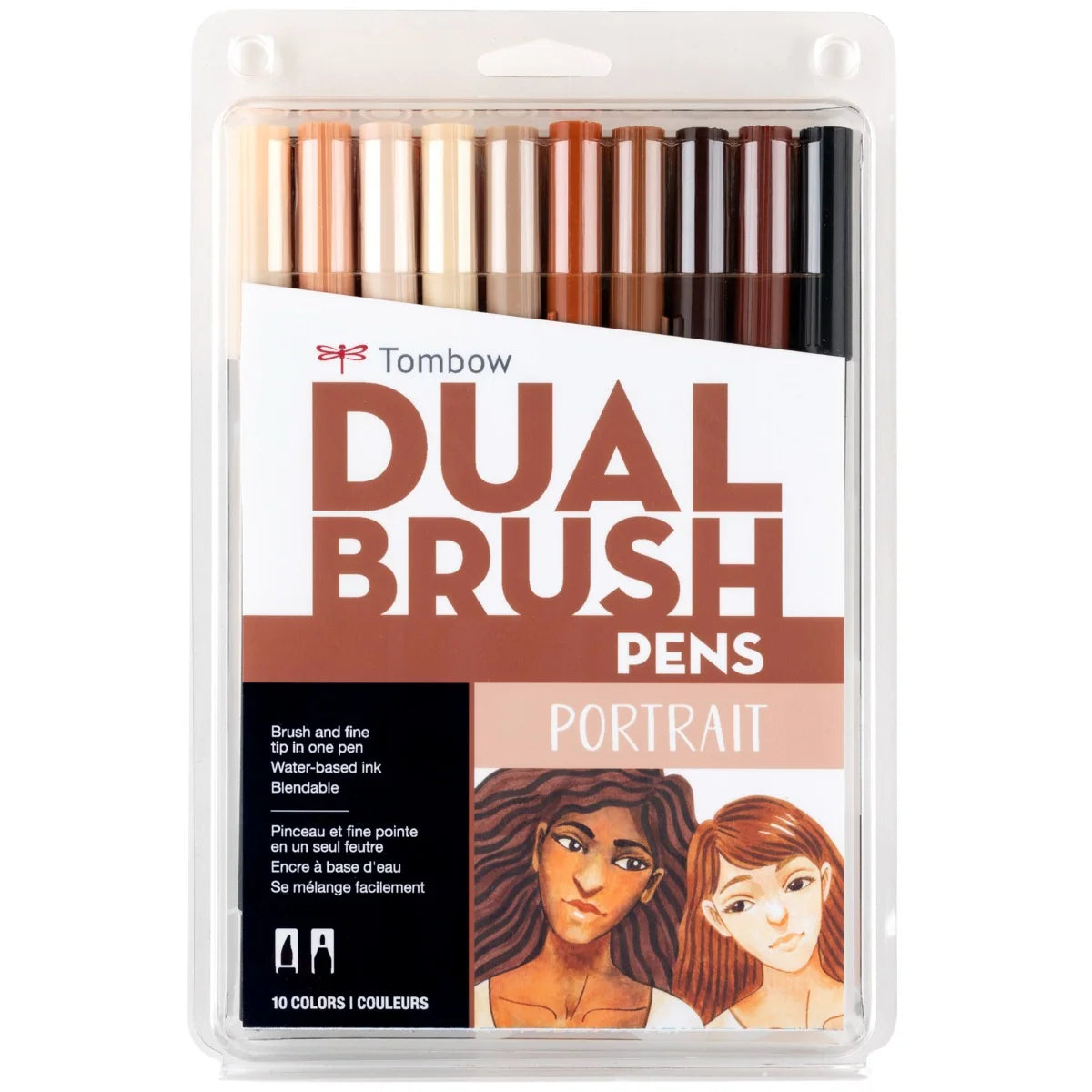 Tombow Dual Brush Pen Portrait