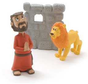 Daniel & the Lion 3 Piece Figure Set