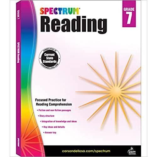Spectrum: Reading Workbook Grade 7