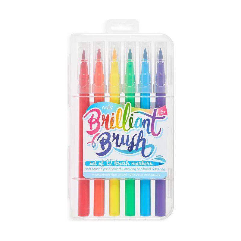 OOLY: Brilliant Brush Markers 12