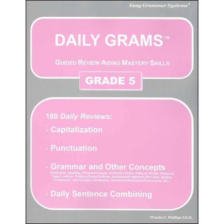 Daily Grams Grade 5 Teacher Text The Homeschool Hive Daily grams grade 5 teacher text the homeschool hive