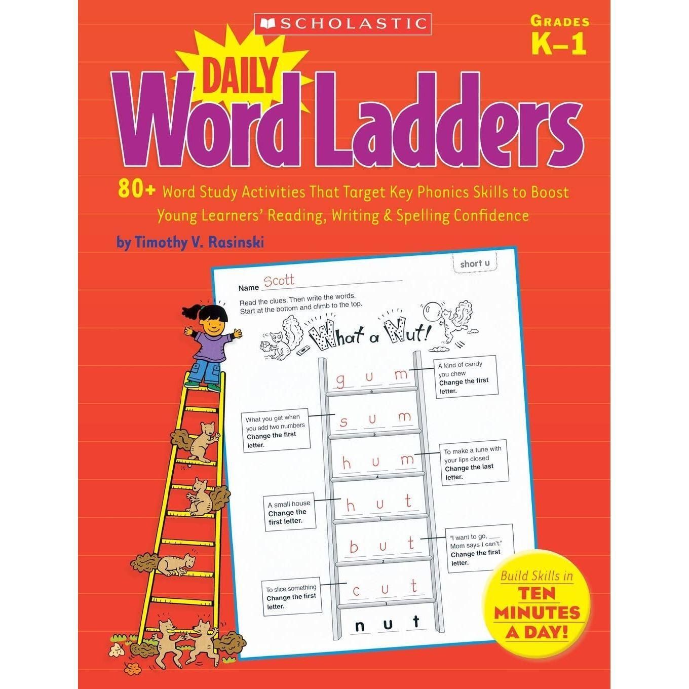 Scholastic: Daily Word Ladders Grades K-1